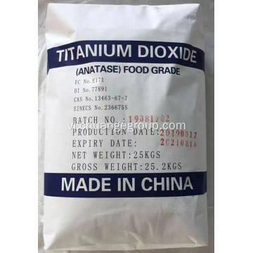 Anatase Titanium Dioxide Lớp thực phẩm cho chất tạo màu
